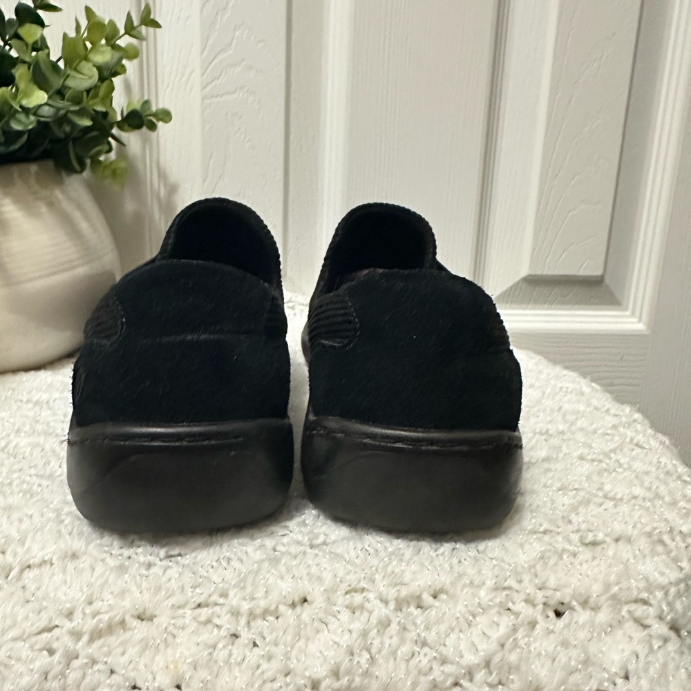 Born Fabric & Leather Black Slip-On Shoes Women Size 11 M - Picture 4 of 8